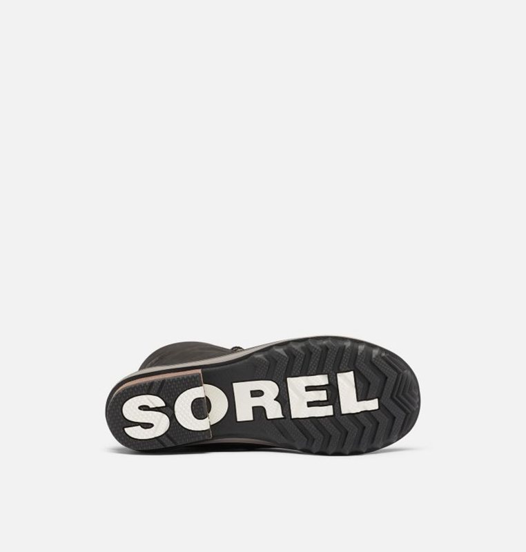 Sorel Dam Gummistövlar Svarta - Slimpack™ Iii Lace Duck Mid - TVR-125974